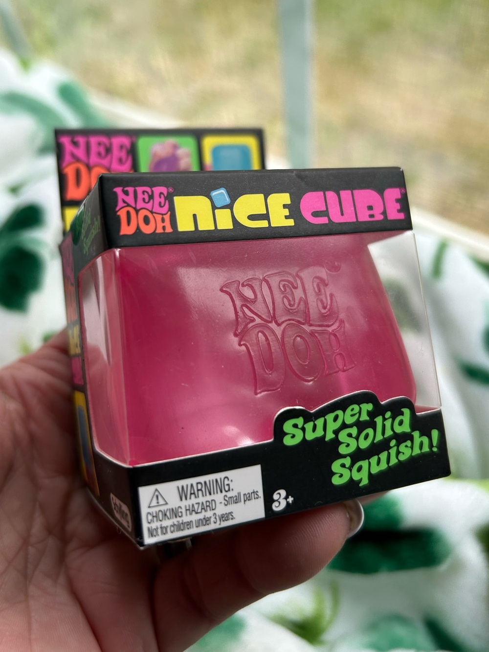 Needoh Nice Cube Pink NWT